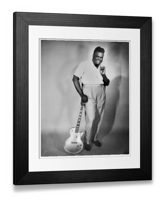 Framed Print : Photo of Freddie King Framed Print : Photo of Freddie King
