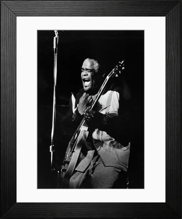 Framed Print : Photo of Freddie King Framed Print : Photo of Freddie King