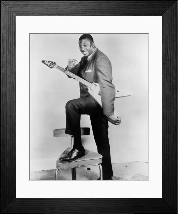 Framed Print : Photo of Albert King Framed Print : Photo of Albert King