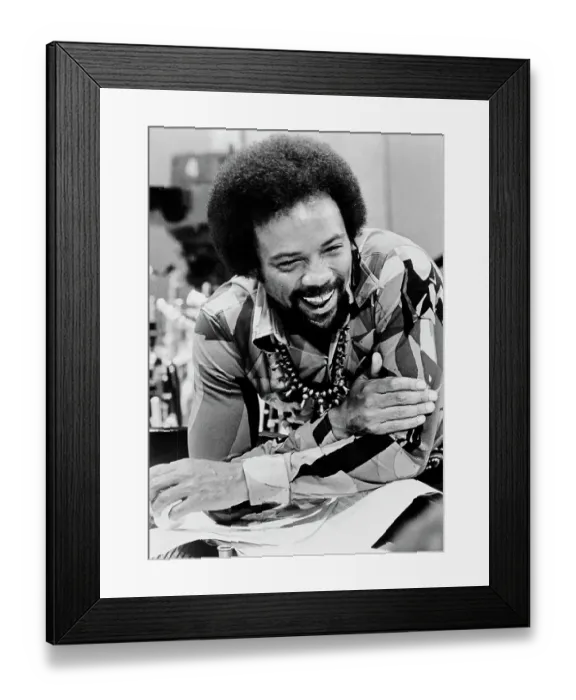 Framed Print : Photo of Quincy Jones Framed Print : Photo of Quincy Jones