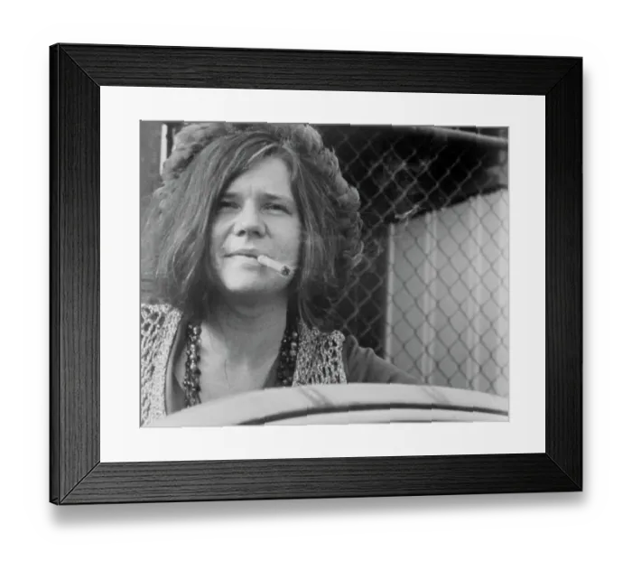 Framed Print : Photo of Janis Joplin Framed Print : Photo of Janis Joplin