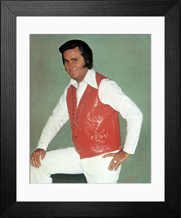 Framed Print : Photo of George Jones Framed Print : Photo of George Jones