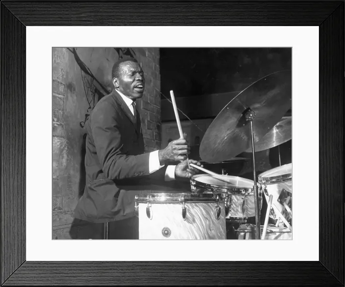 Framed Print : Photo of Elvin Jones Framed Print : Photo of Elvin Jones