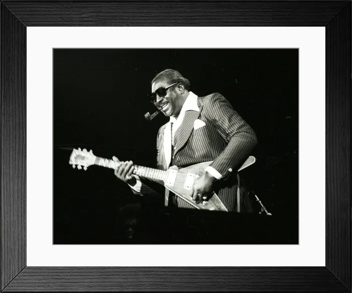 Framed Print : Photo of Albert King Framed Print : Photo of Albert King