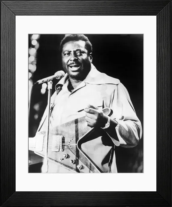 Framed Print : Photo of Albert King Framed Print : Photo of Albert King