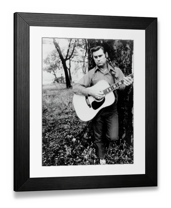 Framed Print : Photo of George Jones Framed Print : Photo of George Jones