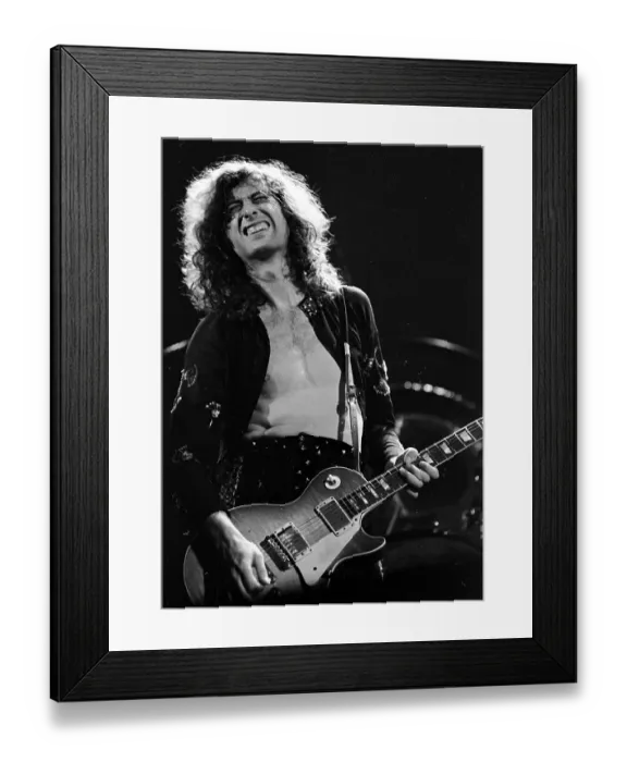 Framed Print : Photo of Jimmy Page Framed Print : Photo of Jimmy Page