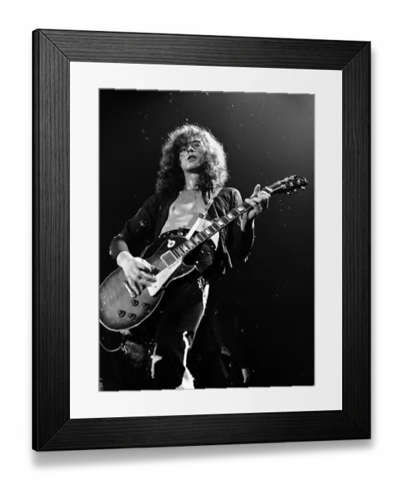 Framed Print : Photo of Jimmy Page