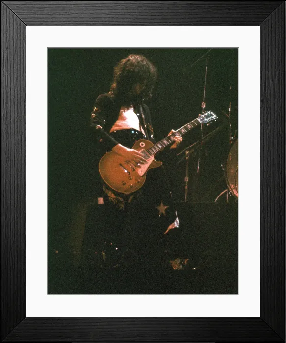 Framed Print : Photo of Jimmy Page Framed Print : Photo of Jimmy Page