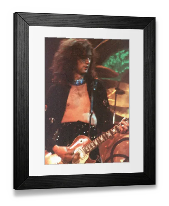 Framed Print : Photo of Jimmy Page Framed Print : Photo of Jimmy Page