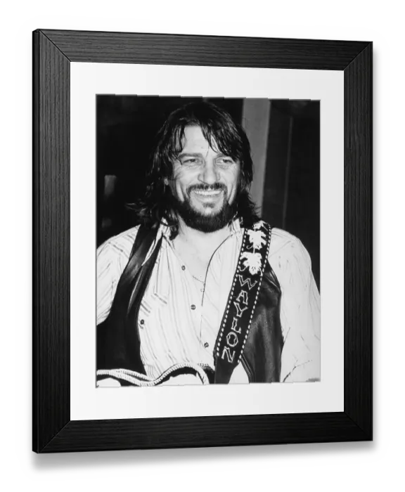 Framed Print : Photo of Waylon Jennings Framed Print : Photo of Waylon Jennings