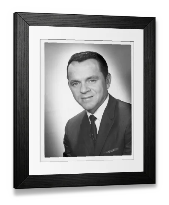 Framed Print : Photo of Bob Jennings Framed Print : Photo of Bob Jennings