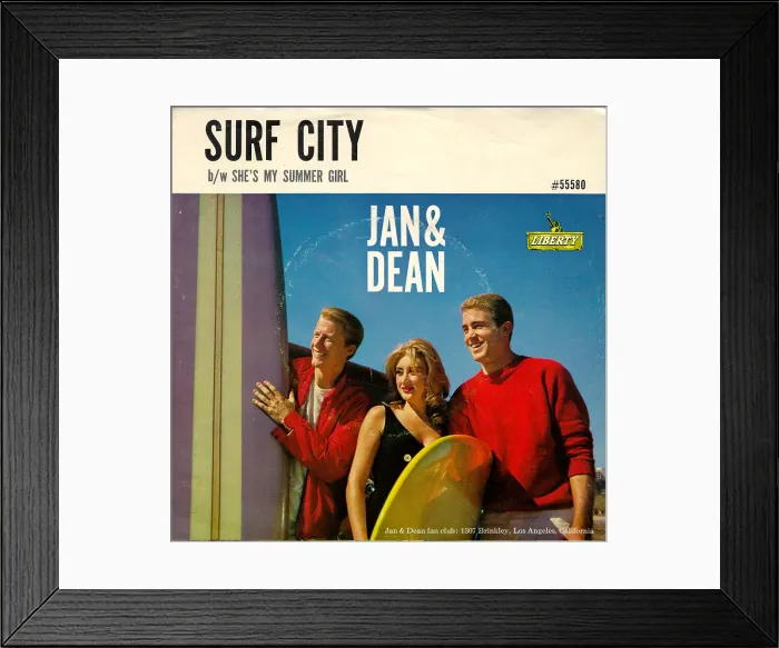 Framed Print : Photo of Jan & Dean Framed Print : Photo of Jan & Dean