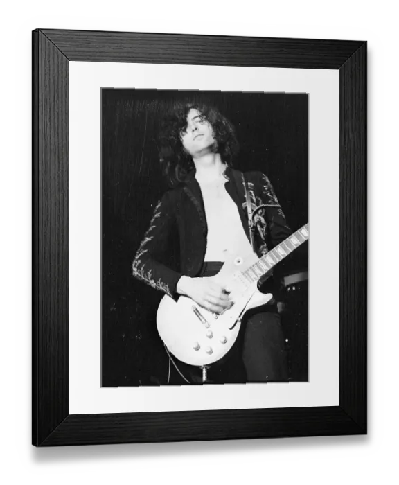 Framed Print : Photo of Jimmy Page Framed Print : Photo of Jimmy Page
