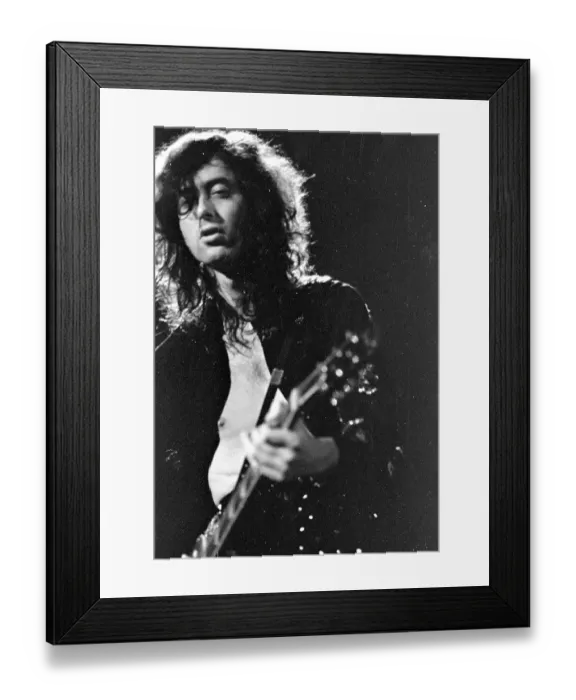 Framed Print : Photo of Jimmy Page Framed Print : Photo of Jimmy Page