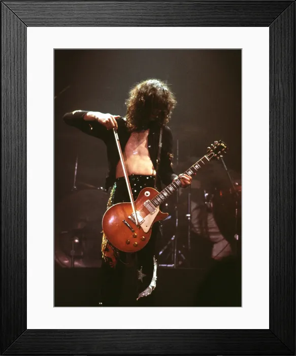 Framed Print : Photo of Jimmy Page