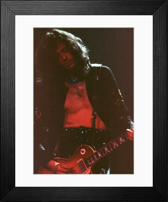 Framed Print : Photo of Jimmy Page Framed Print : Photo of Jimmy Page