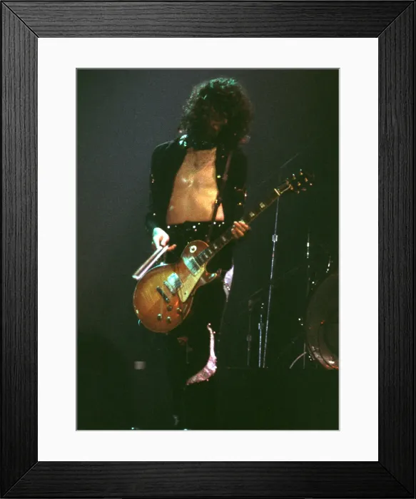 Framed Print : Photo of Jimmy Page