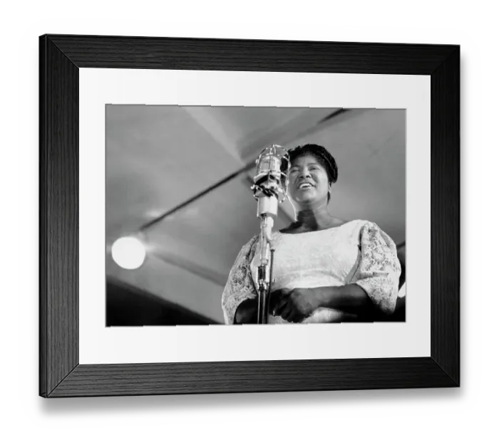Framed Print : Photo of Mahalia Jackson Framed Print : Photo of Mahalia Jackson