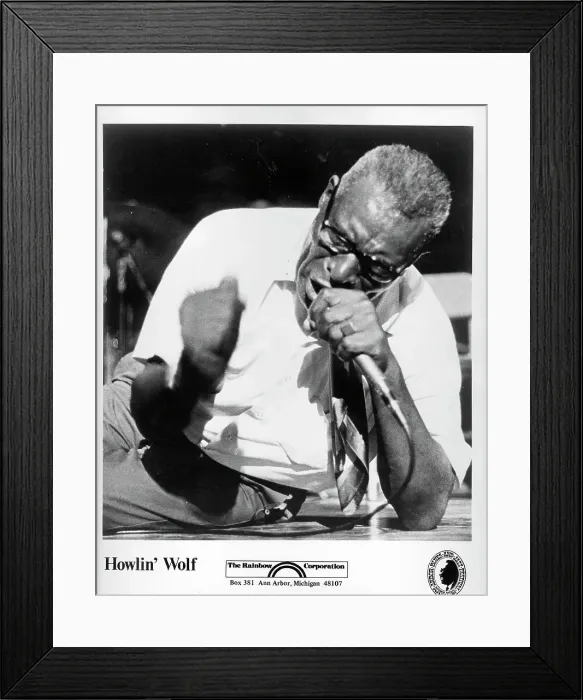 Framed Print : Photo of Howlin Wolf Framed Print : Photo of Howlin Wolf