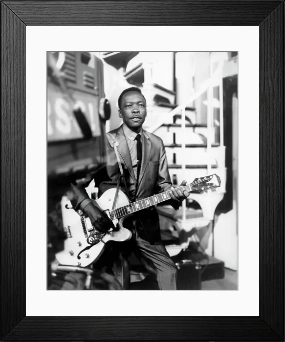Framed Print : Photo of John Lee Hooker