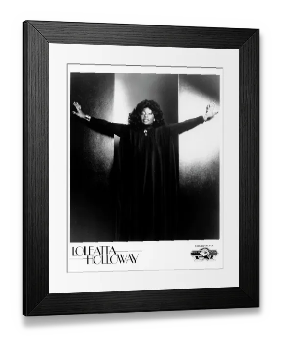 Framed Print : Photo of Loleatta Holloway Framed Print : Photo of Loleatta Holloway