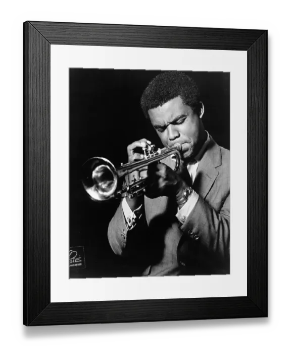 Framed Print : Photo of Freddie Hubbard Framed Print : Photo of Freddie Hubbard