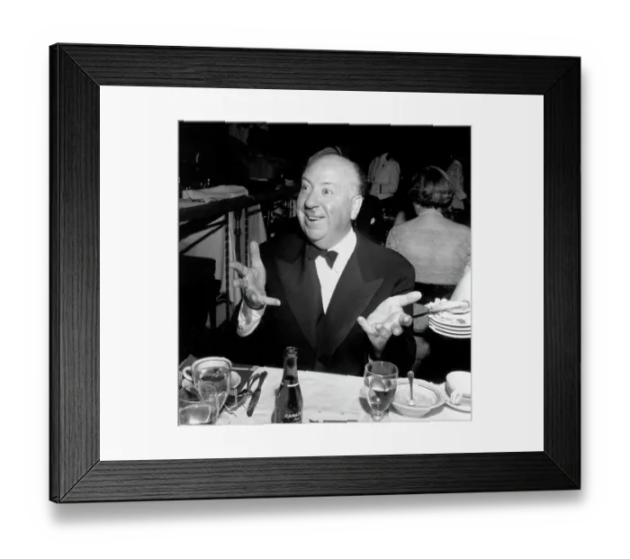 Framed Print : Photo of Alfred Hitchcock