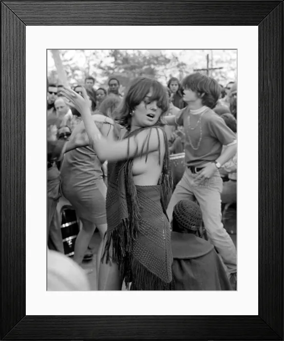 Framed Print : Photo of Hippies
