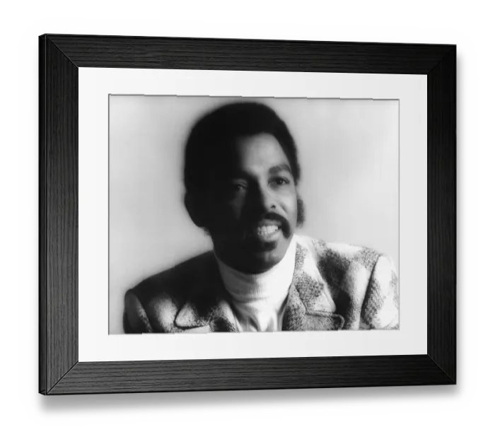 Framed Print : Photo of Chuck Jackson Framed Print : Photo of Chuck Jackson