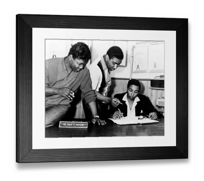 Framed Print : Photo of Holland Dozier Holland Framed Print : Photo of Holland Dozier Holland