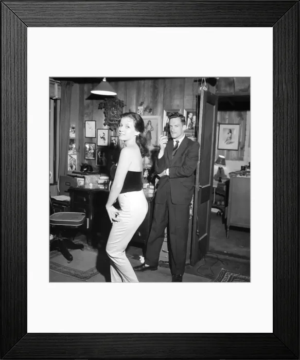 Framed Print : Photo of Hugh Hefner Framed Print : Photo of Hugh Hefner