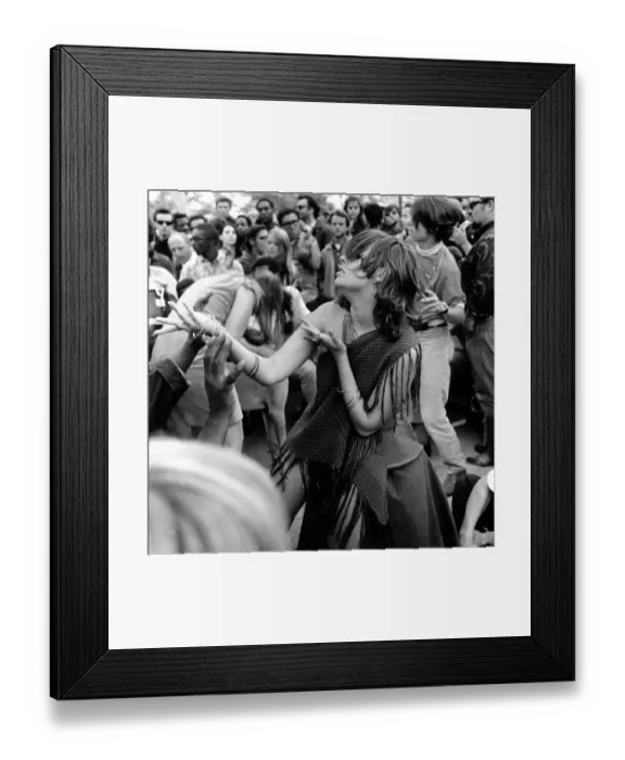 Framed Print : Photo of Hippies Framed Print : Photo of Hippies