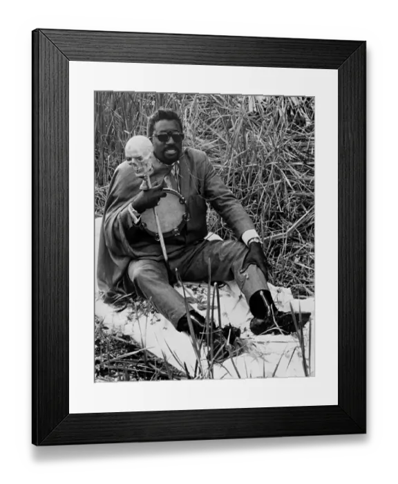Framed Print : Photo of Screamin Jay Hakwins Framed Print : Photo of Screamin Jay Hakwins