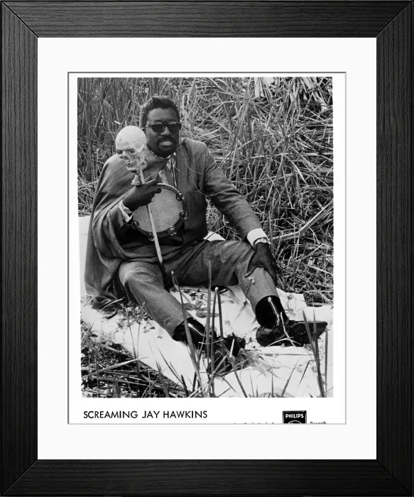Framed Print : Photo of Screamin Jay Hakwins Framed Print : Photo of Screamin Jay Hakwins