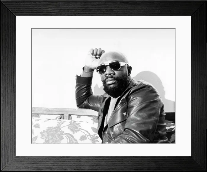Framed Print : Photo of Isaac Hayes Framed Print : Photo of Isaac Hayes