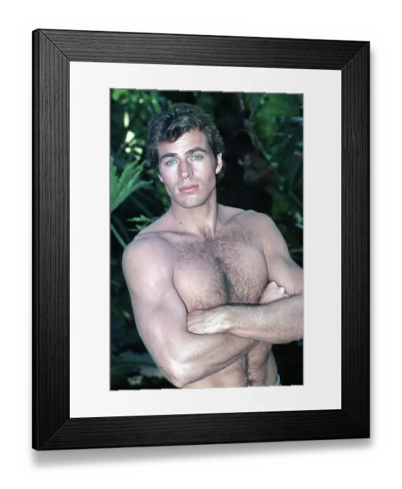 Framed Print : Photo of Jon-Erik Hexum Framed Print : Photo of Jon-Erik Hexum
