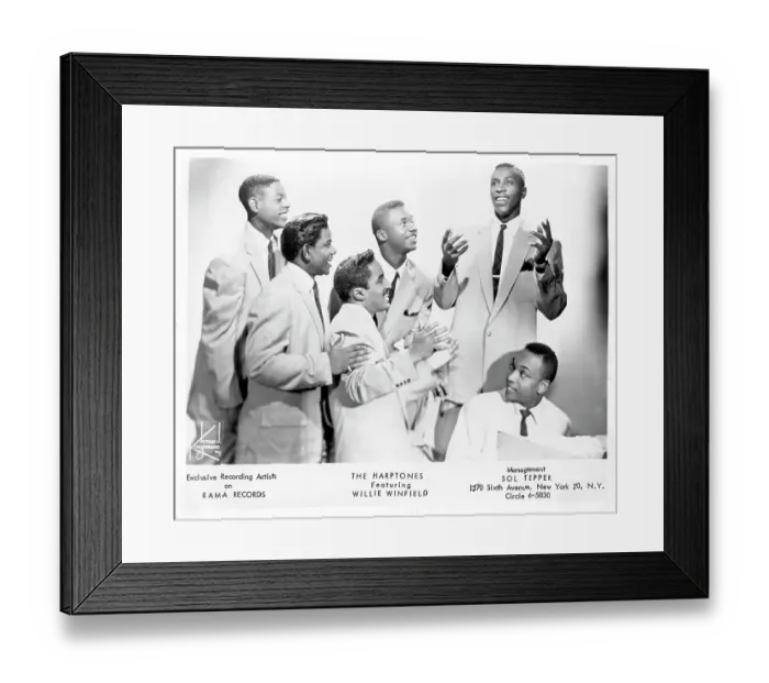 Framed Print : Photo of Harptones Framed Print : Photo of Harptones