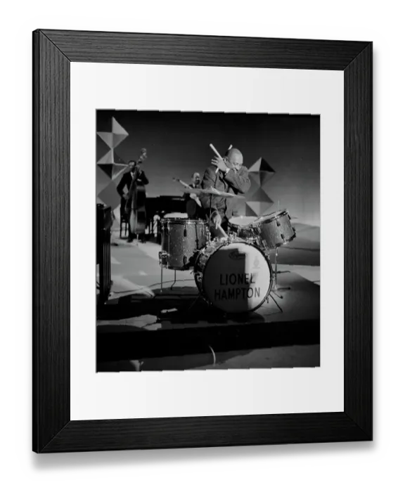 Framed Print : Photo of Lionel Hampton Framed Print : Photo of Lionel Hampton