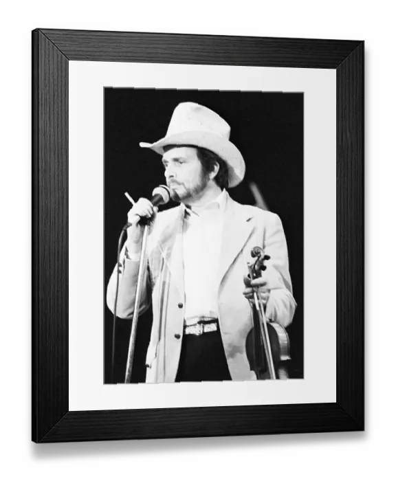 Framed Print : Photo of Merle Haggard Framed Print : Photo of Merle Haggard