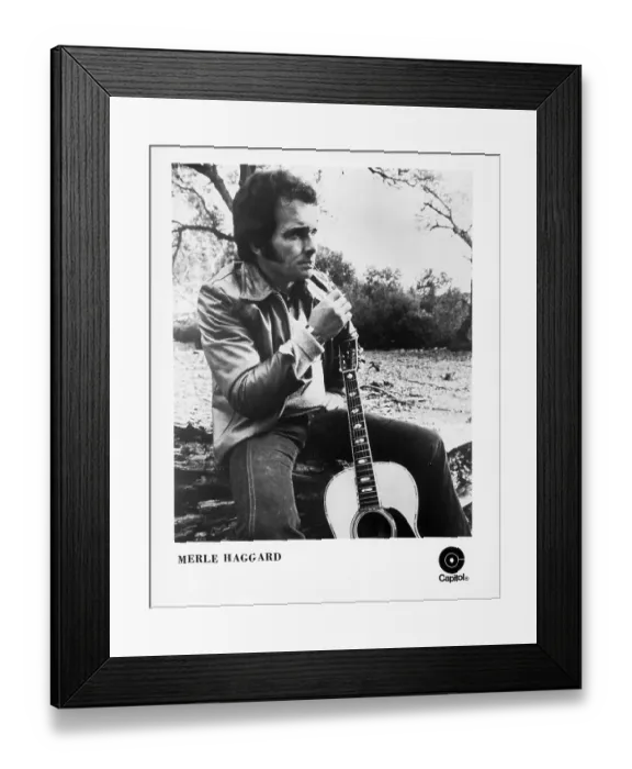 Framed Print : Photo of Merle Haggard