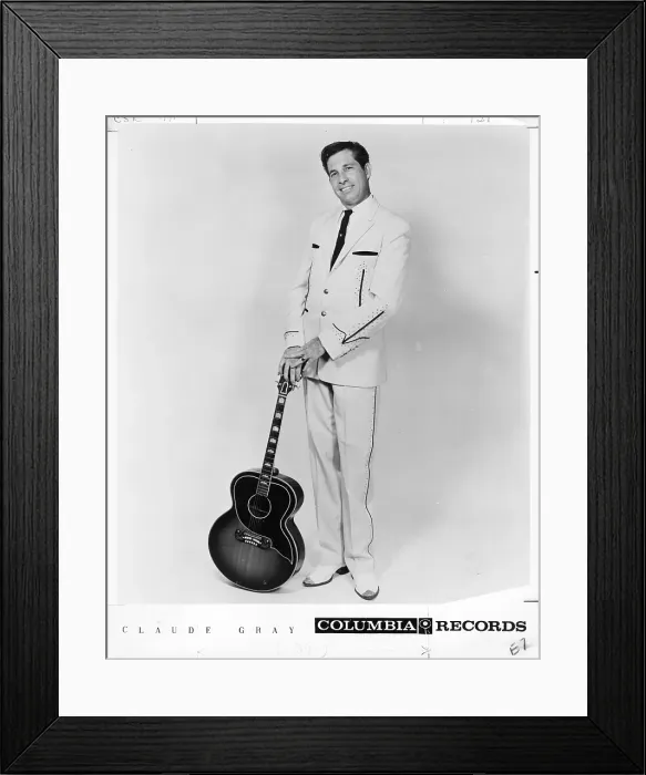 Framed Print : Photo of Claude Gray Framed Print : Photo of Claude Gray