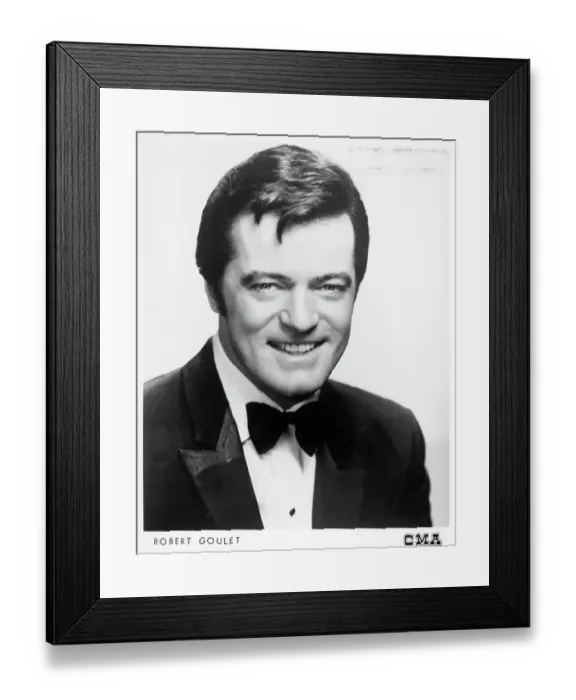 Framed Print : Robert Goulet Portrait Framed Print : Robert Goulet Portrait
