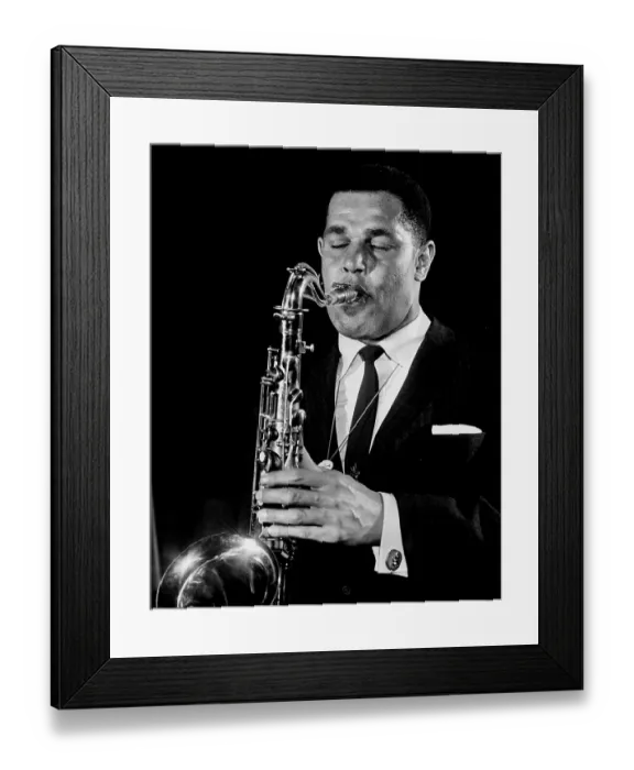 Framed Print : Photo of Dexter Gordon Framed Print : Photo of Dexter Gordon