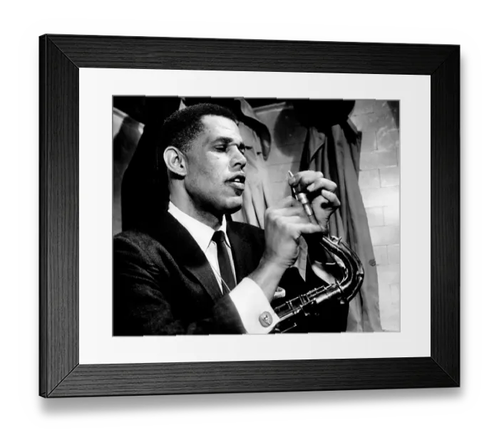 Framed Print : Photo of Dexter Gordon Framed Print : Photo of Dexter Gordon
