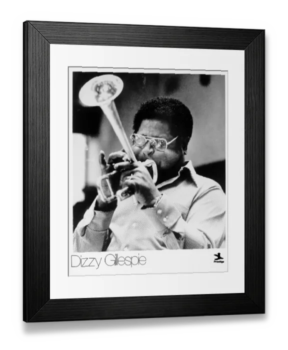 Framed Print : Photo of Dizzy Gillespie Framed Print : Photo of Dizzy Gillespie