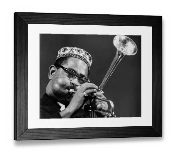 Framed Print : Photo of Dizzy Gillespie Framed Print : Photo of Dizzy Gillespie