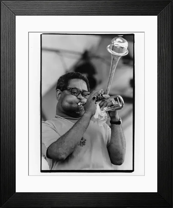 Framed Print : Photo of Dizzy Gillespie Framed Print : Photo of Dizzy Gillespie