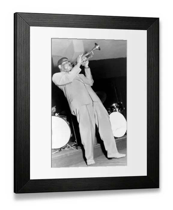 Framed Print : Photo of Dizzy Gillespie Framed Print : Photo of Dizzy Gillespie