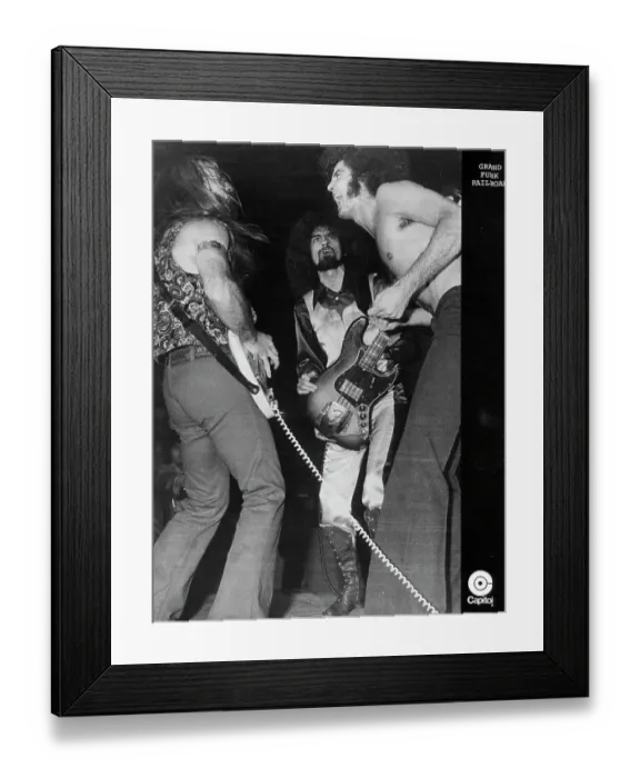 Framed Print : Photo of Grand Funk Railroad Framed Print : Photo of Grand Funk Railroad